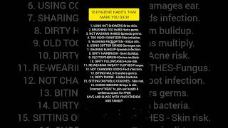 Hygiene mistakes that secretlymake you sick #healvex#wellnesstips#gentlewellness