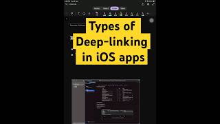 Types of deeplinking in ios apps #development #coding #swiftdev #programming #ios #swiftdevelopment