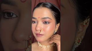 Marathi Full face makeup tutorial with affordable products || check description || #softglamlook #fy