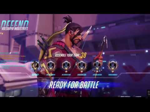 (Overwatch) how i got a legendary achievement by playing hanzo (also best kill)
