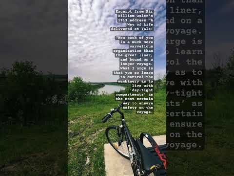 Sir William Osler’s address to the students of Yale in 1914 #williamosler #daytightcompartment