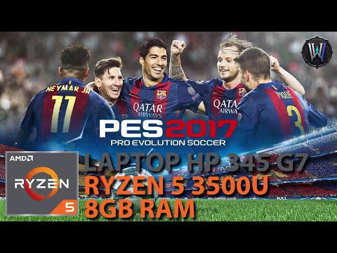 Pro Evolution Soccer 2017 (PES) Benchmark on AMD Ryzen 5 3500U Vega 8 (15W)