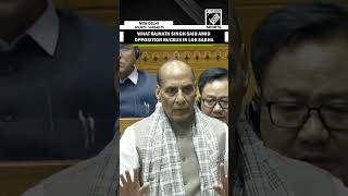 “Govt fully ready to discuss…” Defence Minister Rajnath Singh amid opposition ruckus in Lok Sabha
