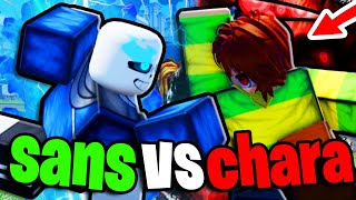 The MOST LORE Accurate CHARA Vs SANS Fight In Jump Showdown..