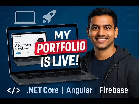 Full Stack Portfolio in Angular & .NET Core | Step-by-Step Tour