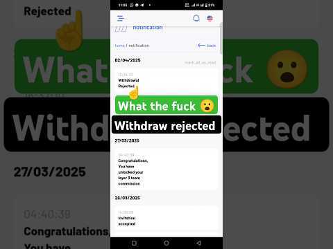 Hahm withdraw rejected | Hahm new update | Hahm withdrawal problem | Hahm withdraw issue solve🙄🤬😡