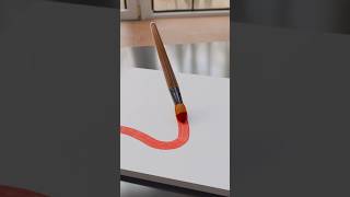 Day 2 A paint brush #blender #3dart