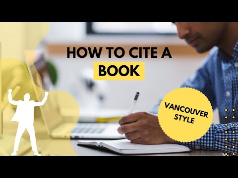 How to cite a book with a single author, multiple authors, more than 6 authors in Vancouver style