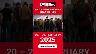RuhrSec 2025 – IT Security Conference Impressionen