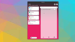 Purple Task - made with Flutter on Ubuntu