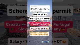 Schengen work permit | Call 8445163000 , Europe visa #europeanvisa