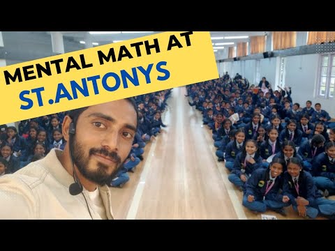 Mental Math Seminar at St,.Antony's School, Coonoor