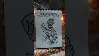 🎴 Gojo Satoru Sketch | Jujutsu Kaisen Fanart | Anime Drawing ✍️🔥#shorts #anime #art#gojo