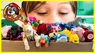 OUR FAMILY PLAYS 📦 BIGGEST BOX OF 3D PRINTED TOYS (Monster Trucks, Dragons & MINECRAFT)