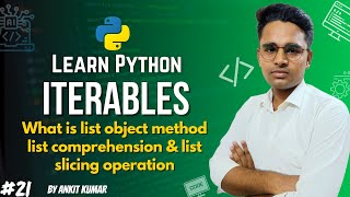 list object method, list comprehension, and list slicing operator in python | Python Programing #21