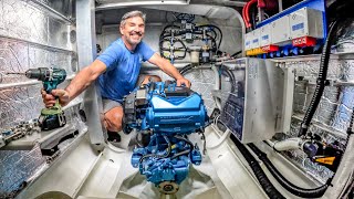 Engineering My Dream Engine Room From Scratch 🛠️ Aluminum Catamaran Build Pt. 52