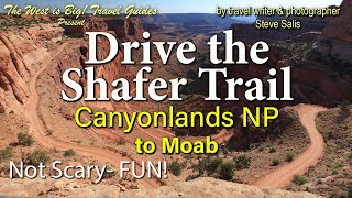 Drive the Shafer Trail from Canyonlands NP to Moab Utah- drop 1900 feet to the Colorado River