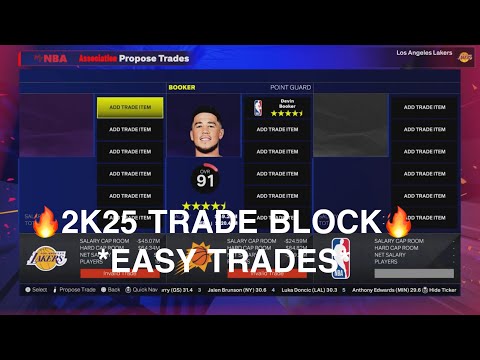 How to see whos on the Trade Block in NBA 2K 25 *My NBA*