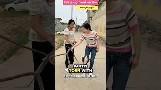 Fair judgment on the nau-ghty girl 🤣 #voice_reaction #in_english #usa #america
