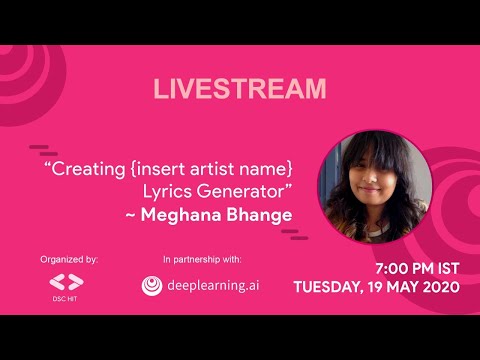 Creating {insert artist name} Lyrics Generator