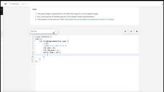May LeetCoding Challenge - Day 4 - Number Complement (C++) with explanation