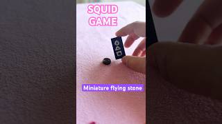 Miniature Squid Game Challenge: Flying Stones Made from Domino #shorts #squidgame #kdrama #diy