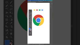How To Create Google Chrome Logo  #adobeillustratortipsandtricks #howtocreatelogo #viralshorts