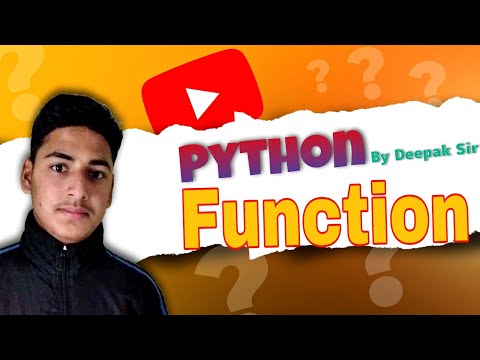 Function ll lecture 6 ll function of python in hindi.function of python programming @CodeBullet