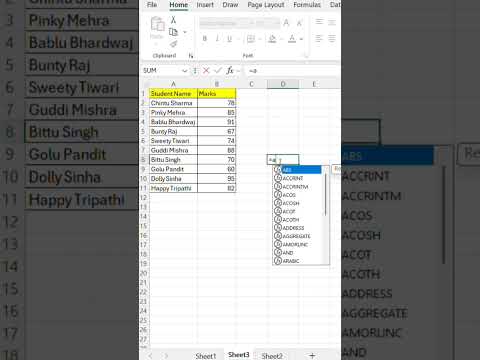 How to Use AVERAGE Formula in Excel | Explained in Seconds!