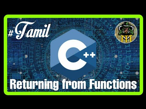 Returning from Funcion in C++ | C++ programming language | C++ full course.