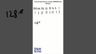 OCR GCSE Computer Science Exam Question Binary Conversions
