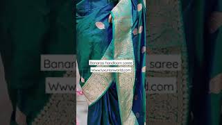 Banarasi Silk Saree | Wedding season saree Banarasi | Luxurionworld