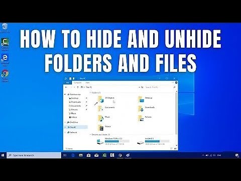 How to hide a folder