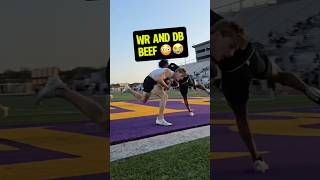WR and DB going at it 😳