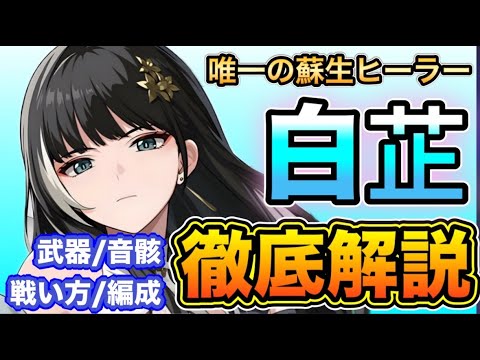 【鳴潮】配布星4キャラクター「白芷」唯一の蘇生ヒーラー！性能 育成 武器 パーティ編成 徹底解説【なるしお】