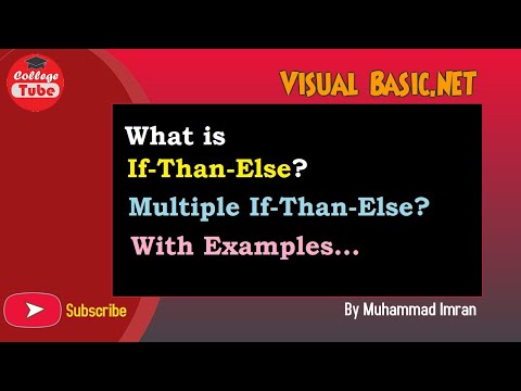 What is if then else in VB.NET?
