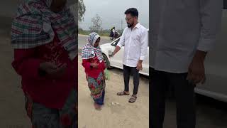 My Happiness ❤️🤝                               #Humanity #oldagehelp #love #caring