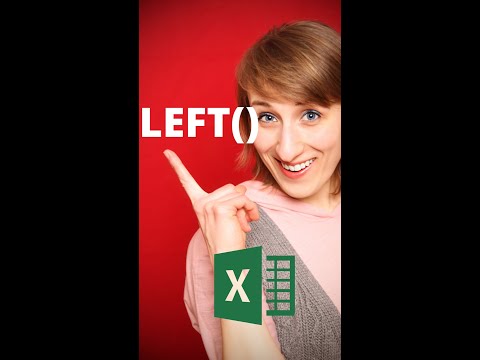 Excel Function - How to use LEFT function in excel? #shorts