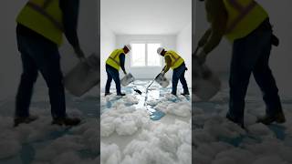 This Floor Looks Like Walking on Clouds ☁️