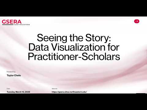 Seeing the Story: Data Visualization for Practioner-Scholars