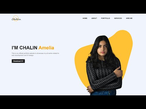 Personal Portfolio website Using html and CSS | Website homepage design html CSS | CodeWithMe
