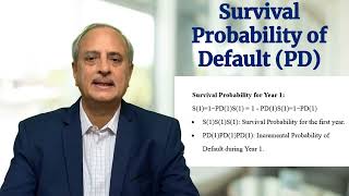 Survival probability of default PD