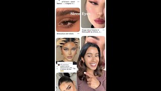 😍 SIREN EYES TUTORIAL (perfect for hooded eyes) #sireneyes #wingedlinertutorial