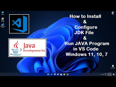 How to Install JDK File and Run JAVA program in Microsoft Visual Studio( VS Code)|Ada Code|