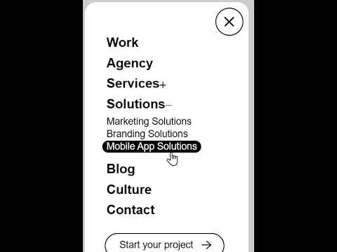 Creative Mobile Menu for Desktop + Mobile | HTML CSS JS #shorts #webdevelopment