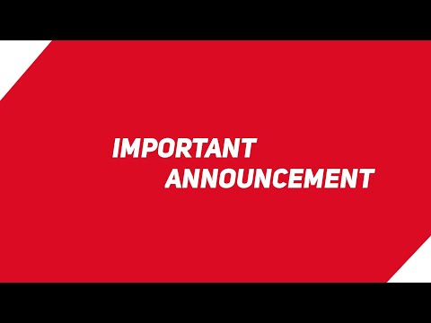 Important Announcement