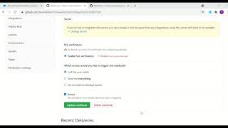 Salesforce - GitHub Integration using Webhook