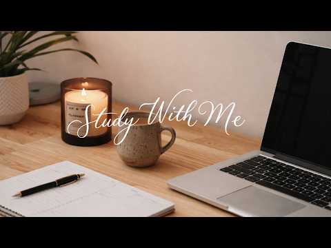 This Cozy Study Session | Study With Me Session — Let’s Beat Laziness Together