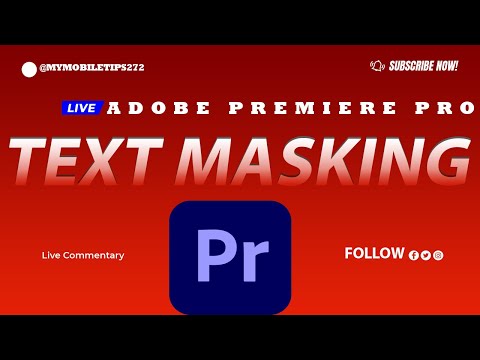 ADOBE PREMIERE PRO TEXT MASKING#premierepro #editing #maskingtutorial #masktransition