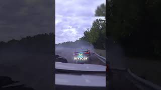 Police Officer's Lucky Escape😬